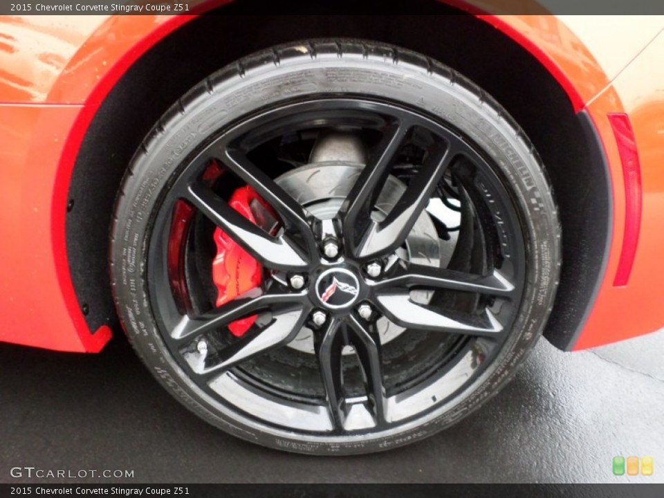 2015 Chevrolet Corvette Stingray Coupe Z51 Wheel and Tire Photo #98055064