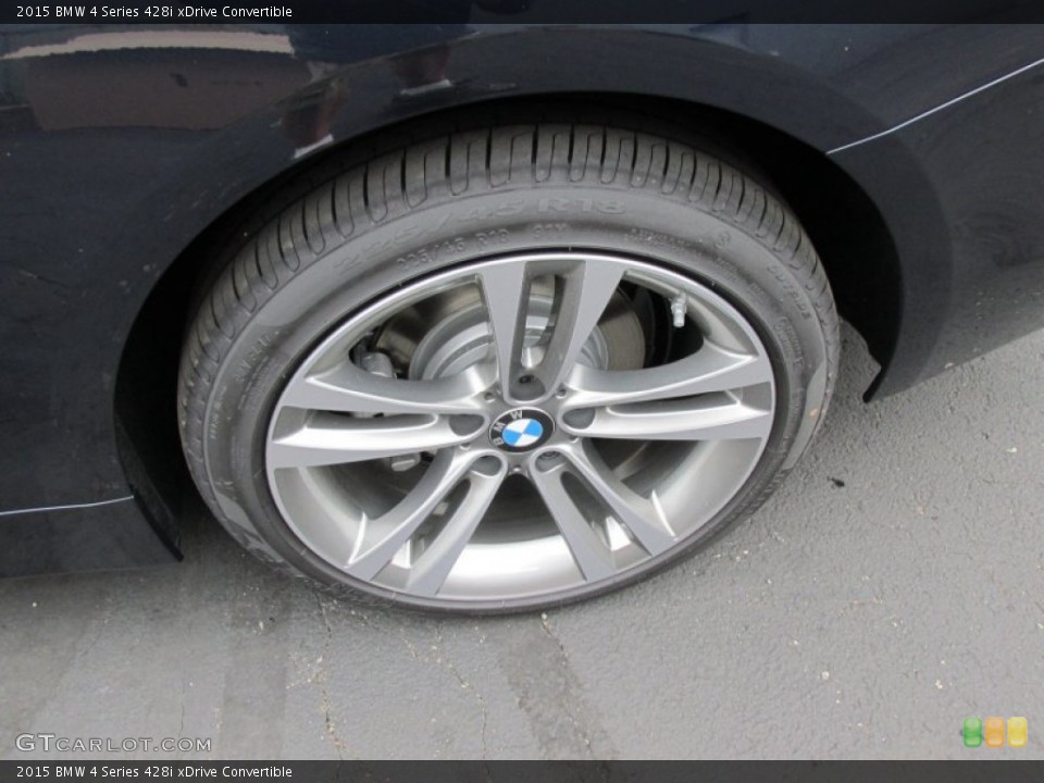 2015 BMW 4 Series 428i xDrive Convertible Wheel and Tire Photo #98060443