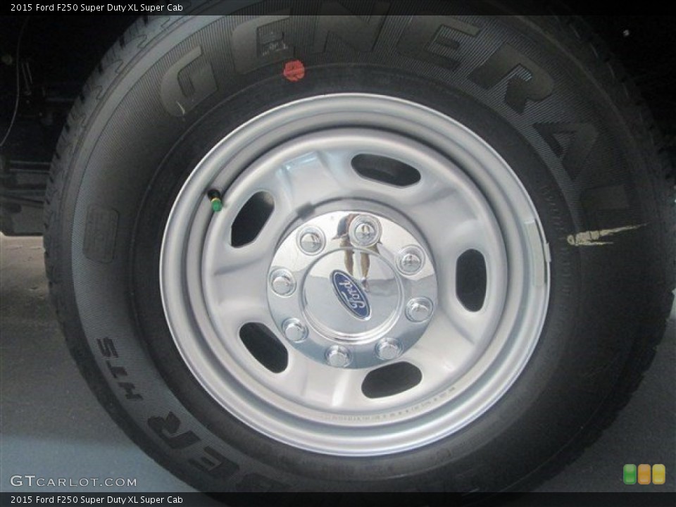 2015 Ford F250 Super Duty XL Super Cab Wheel and Tire Photo #98078581