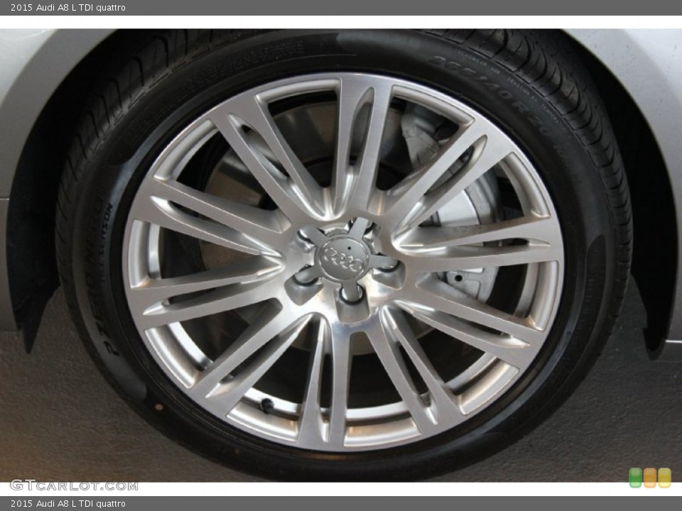 2015 Audi A8 L TDI quattro Wheel and Tire Photo #98123129