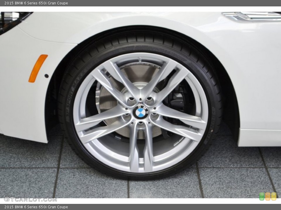 2015 BMW 6 Series 650i Gran Coupe Wheel and Tire Photo #98125001