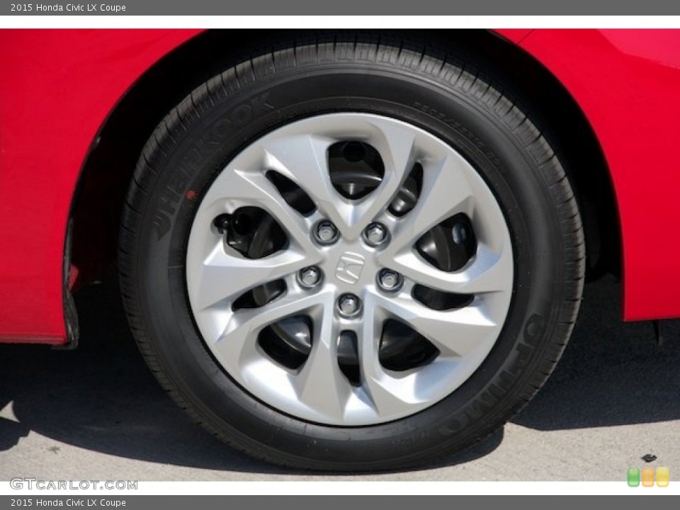 2015 Honda Civic LX Coupe Wheel and Tire Photo #98141873