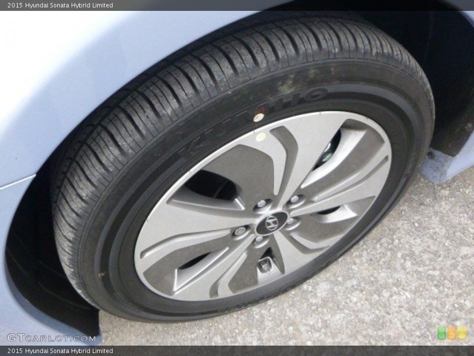 2015 Hyundai Sonata Hybrid Limited Wheel and Tire Photo #98143655