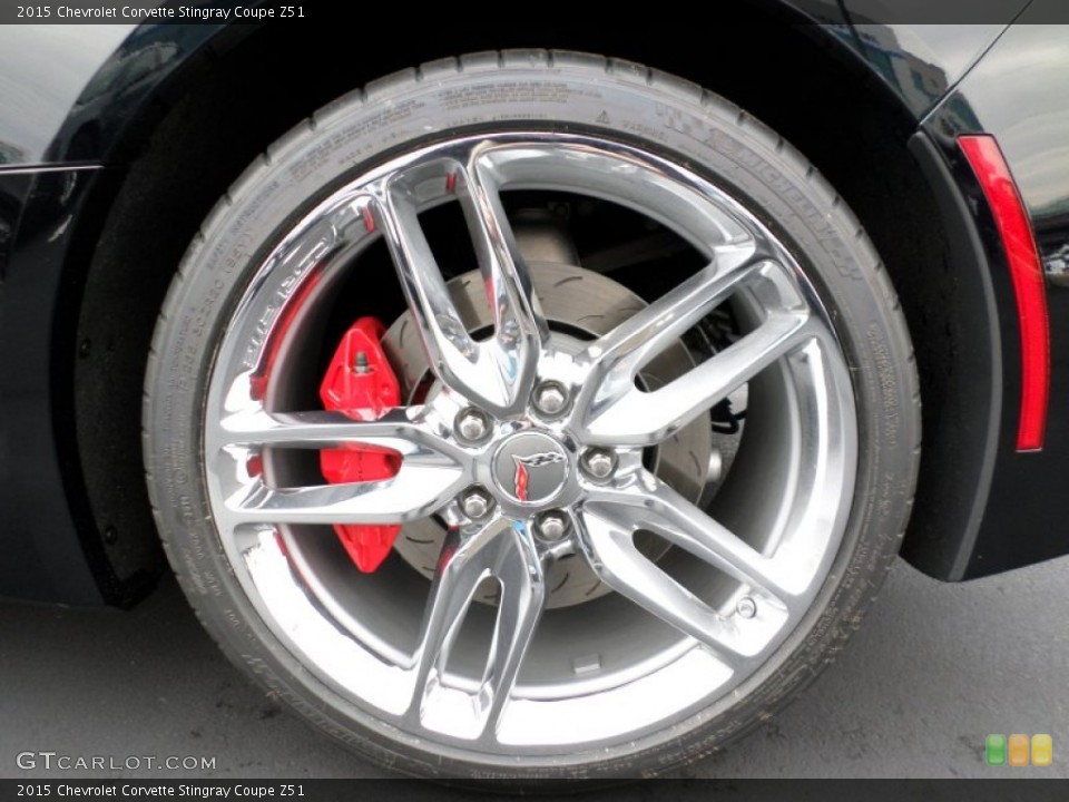 2015 Chevrolet Corvette Stingray Coupe Z51 Wheel and Tire Photo #98145821