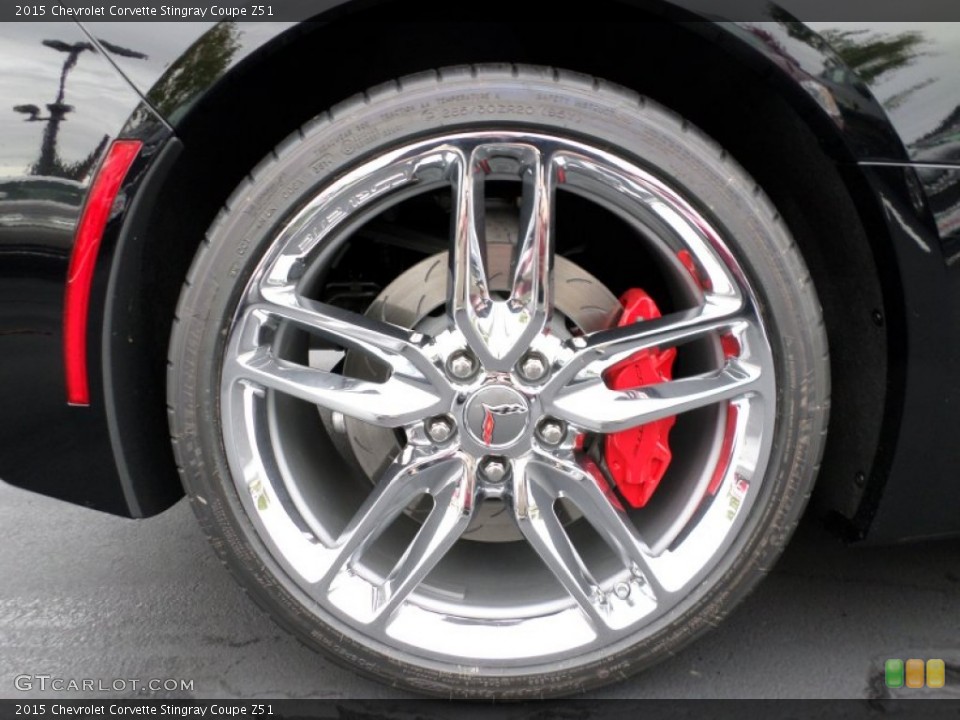 2015 Chevrolet Corvette Stingray Coupe Z51 Wheel and Tire Photo #98145830