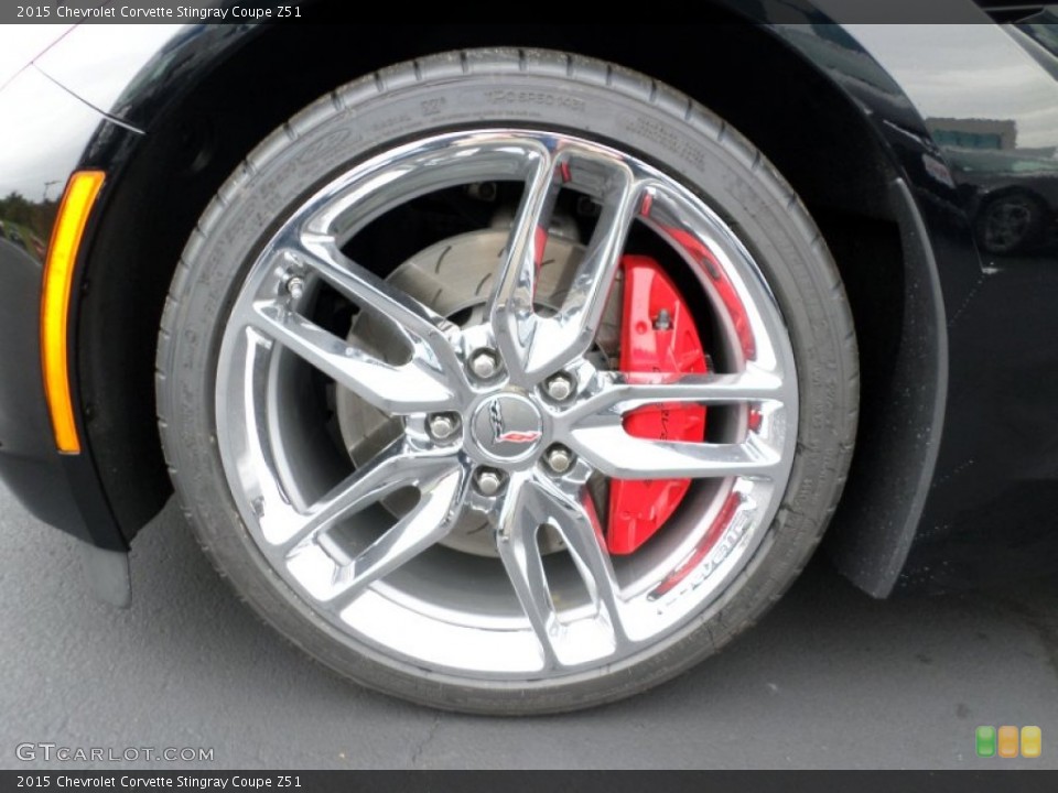 2015 Chevrolet Corvette Stingray Coupe Z51 Wheel and Tire Photo #98145854