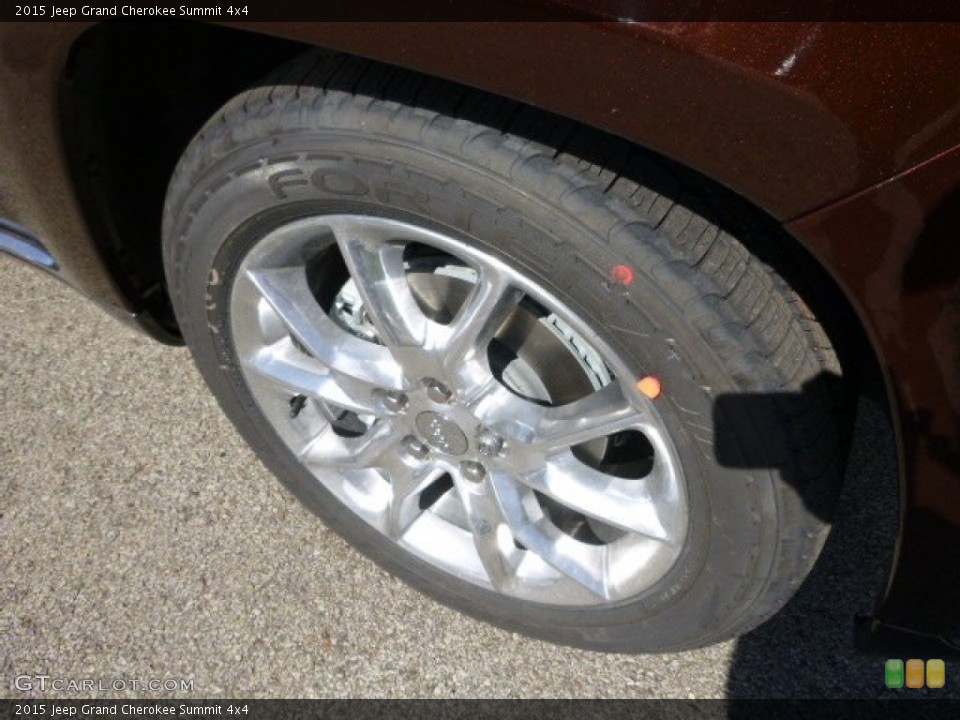 2015 Jeep Grand Cherokee Summit 4x4 Wheel and Tire Photo #98148577