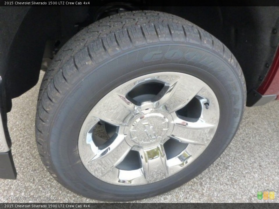 2015 Chevrolet Silverado 1500 LTZ Crew Cab 4x4 Wheel and Tire Photo #98166348