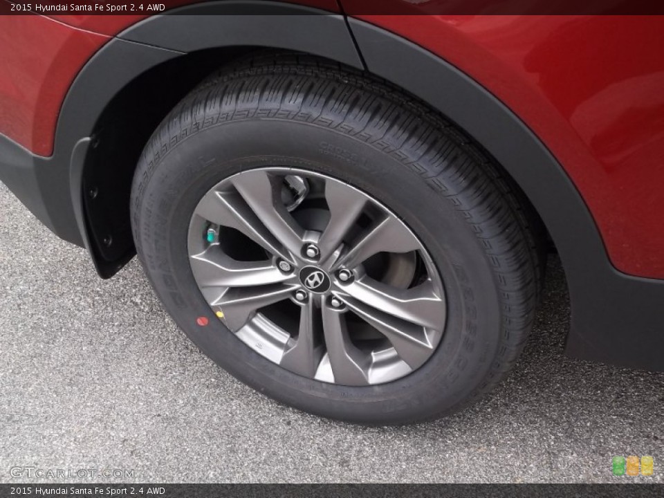 2015 Hyundai Santa Fe Sport 2.4 AWD Wheel and Tire Photo #98176107
