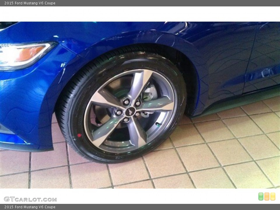 2015 Ford Mustang V6 Coupe Wheel and Tire Photo #98182452