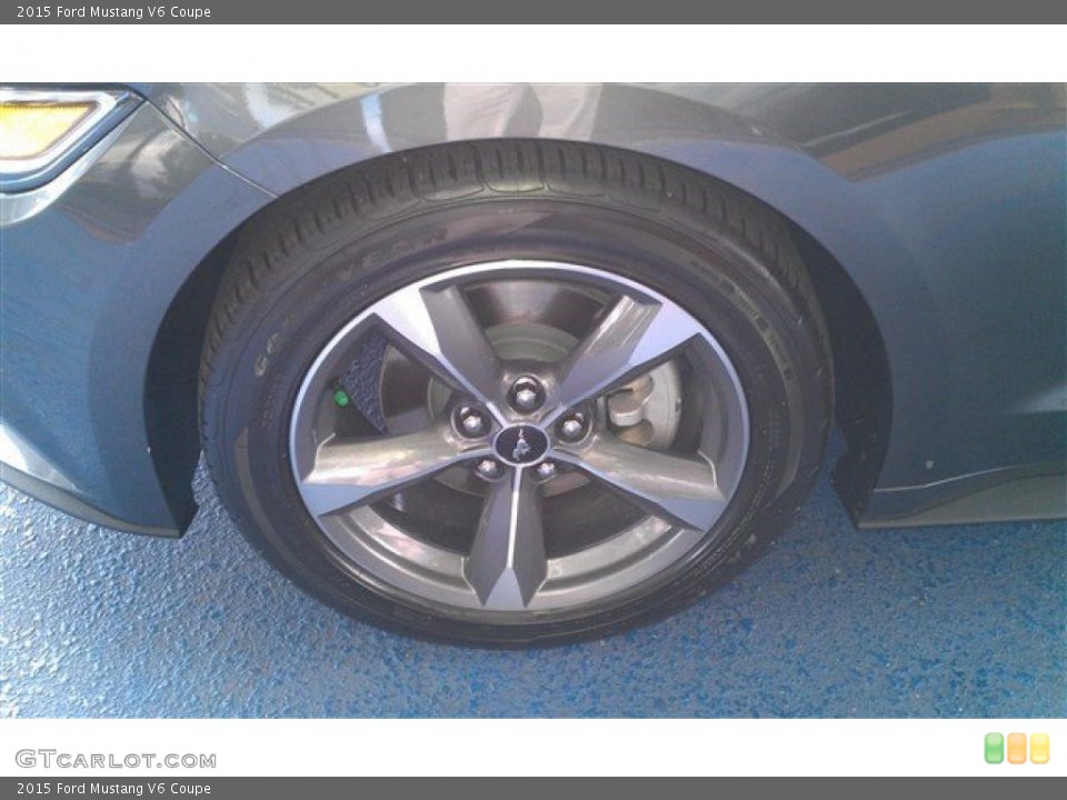 2015 Ford Mustang V6 Coupe Wheel and Tire Photo #98182758