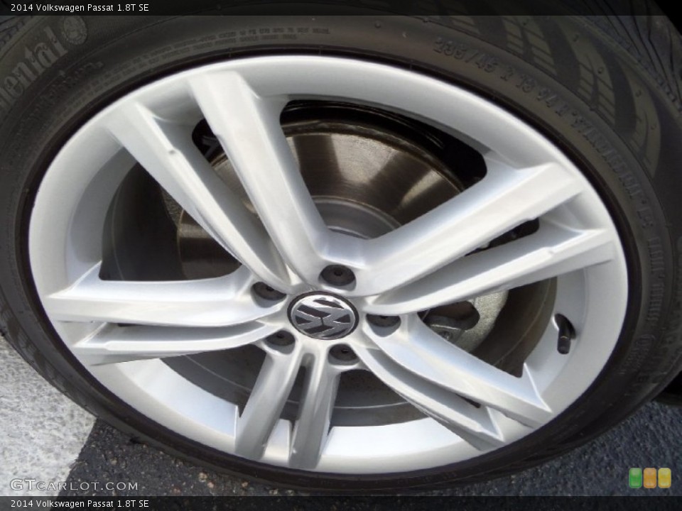 2014 Volkswagen Passat 1.8T SE Wheel and Tire Photo #98188757