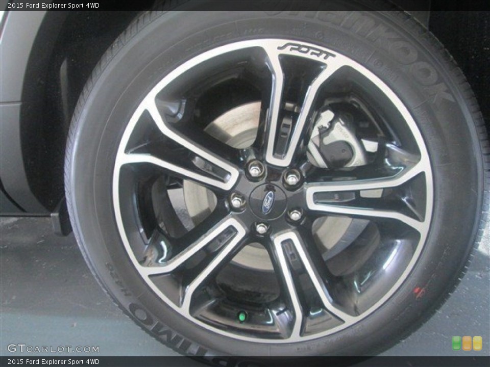 2015 Ford Explorer Sport 4WD Wheel and Tire Photo #98189976