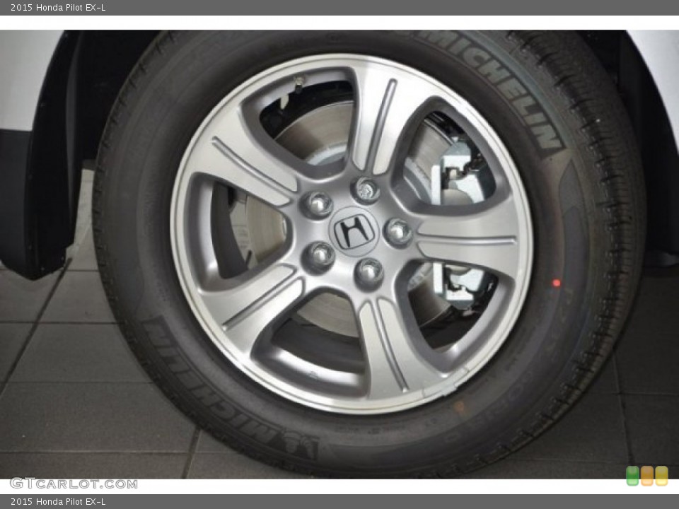 2015 Honda Pilot EX-L Wheel and Tire Photo #98191209