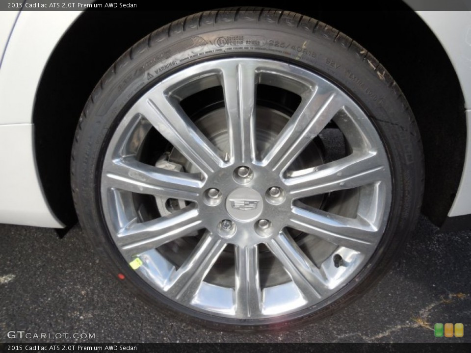 2015 Cadillac ATS 2.0T Premium AWD Sedan Wheel and Tire Photo #98196402