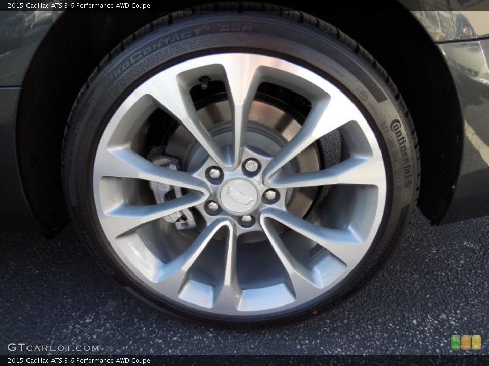 2015 Cadillac ATS 3.6 Performance AWD Coupe Wheel and Tire Photo #98196750