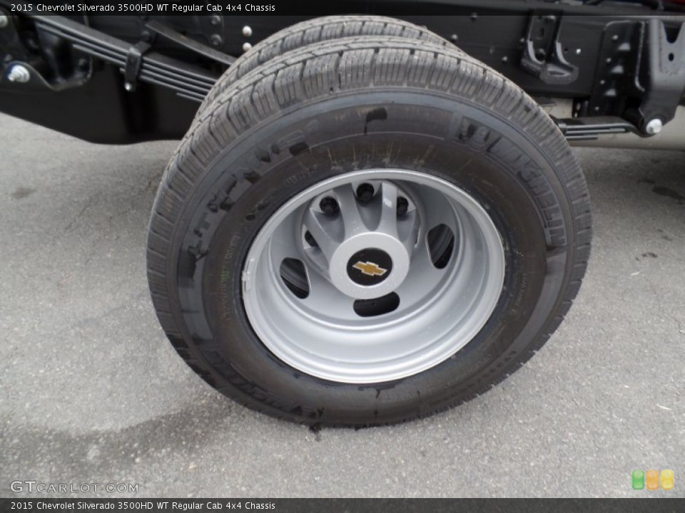 2015 Chevrolet Silverado 3500HD WT Regular Cab 4x4 Chassis Wheel and Tire Photo #98207653