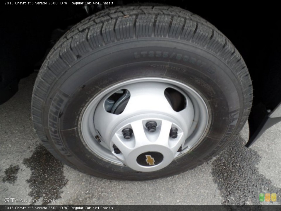 2015 Chevrolet Silverado 3500HD WT Regular Cab 4x4 Chassis Wheel and Tire Photo #98207676