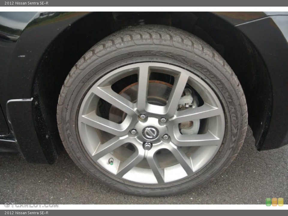 2012 Nissan Sentra SE-R Wheel and Tire Photo #98211207