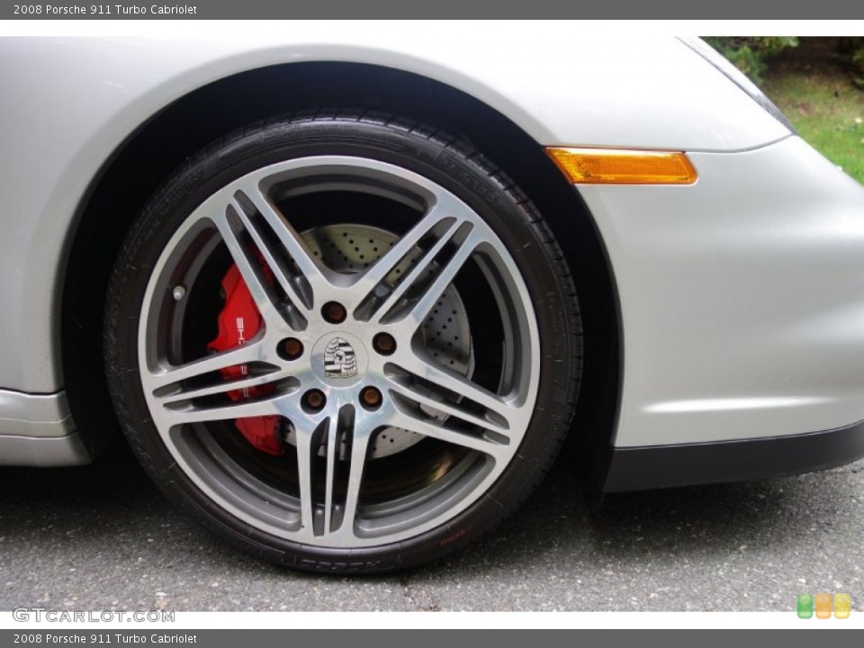 2008 Porsche 911 Turbo Cabriolet Wheel and Tire Photo #98223239