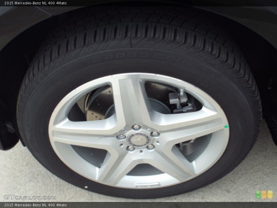 2015 Mercedes-Benz ML 400 4Matic Wheel and Tire Photo #98225273