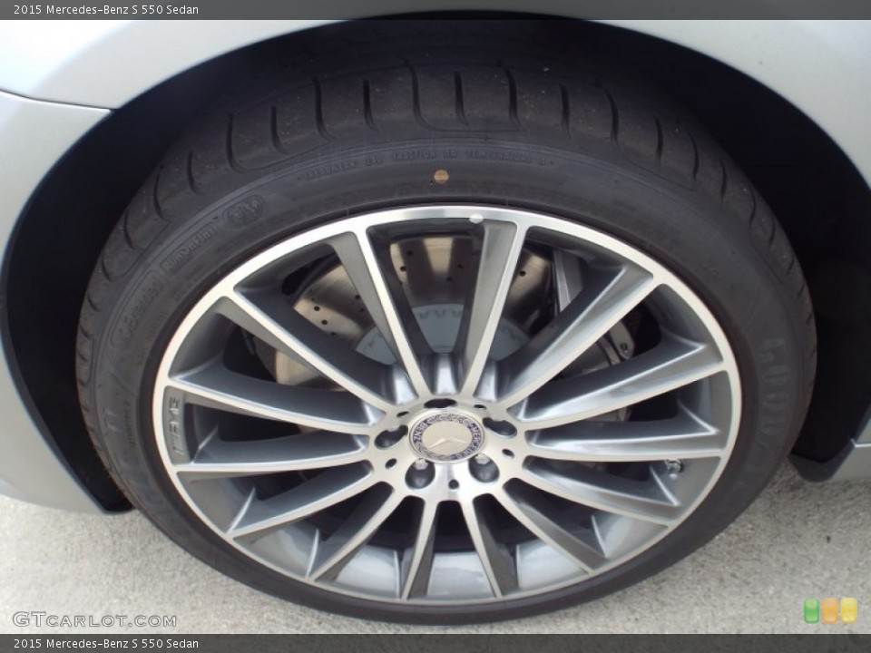 2015 Mercedes-Benz S 550 Sedan Wheel and Tire Photo #98226368