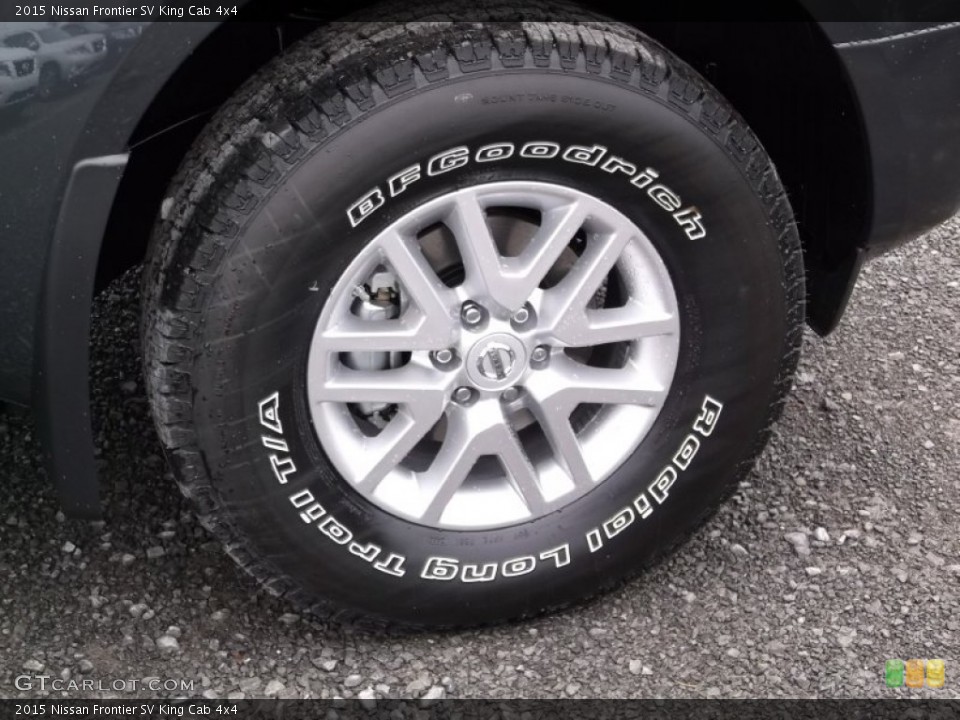 2015 Nissan Frontier SV King Cab 4x4 Wheel and Tire Photo #98234924