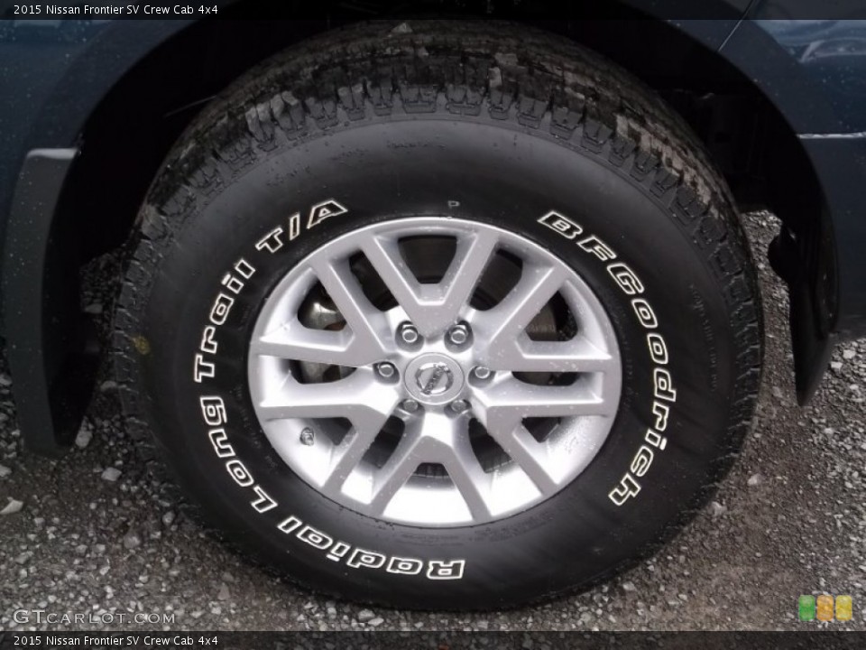 2015 Nissan Frontier SV Crew Cab 4x4 Wheel and Tire Photo #98236748