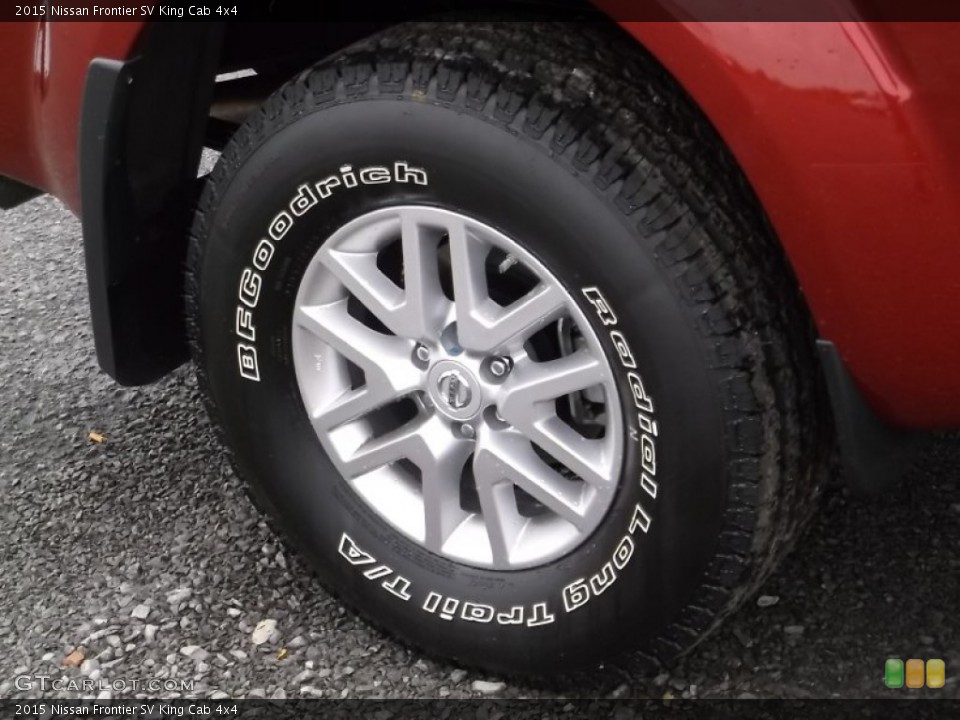 2015 Nissan Frontier SV King Cab 4x4 Wheel and Tire Photo #98238440