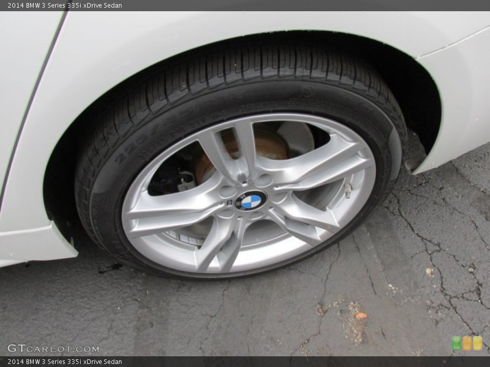 2014 BMW 3 Series 335i xDrive Sedan Wheel and Tire Photo #98254367