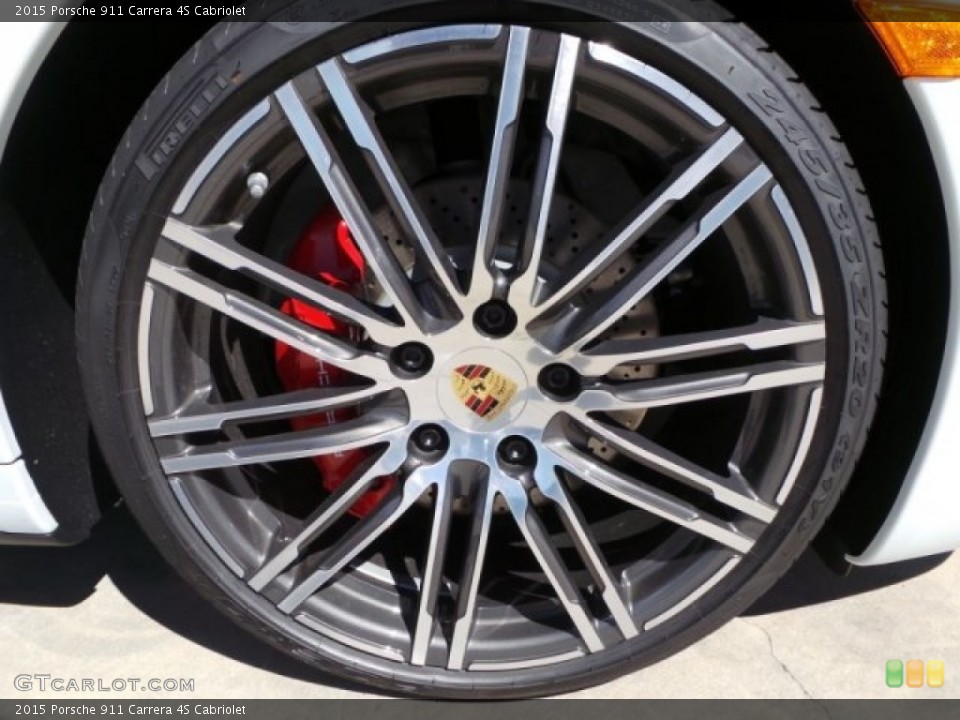 2015 Porsche 911 Carrera 4S Cabriolet Wheel and Tire Photo #98259095