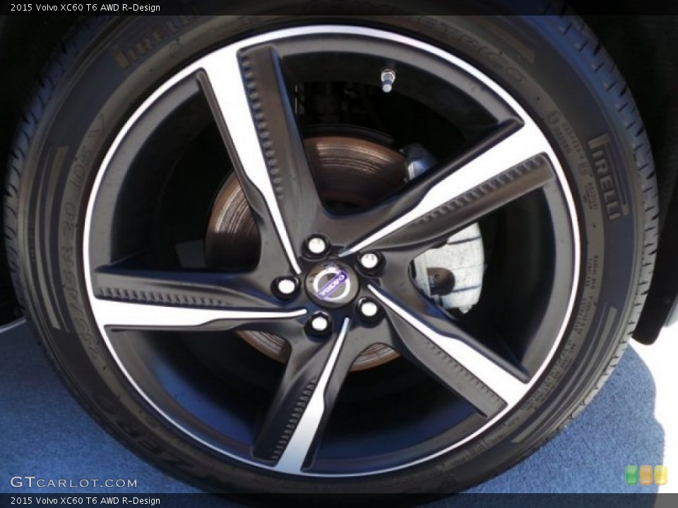2015 Volvo XC60 T6 AWD R-Design Wheel and Tire Photo #98263800