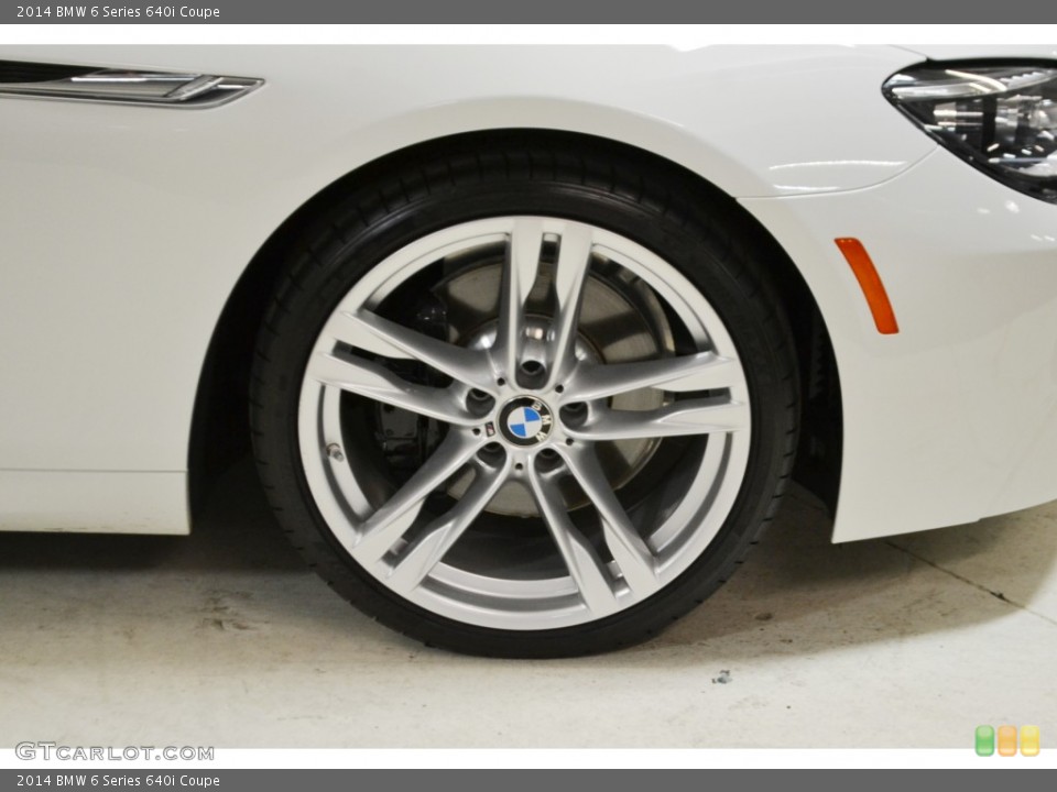 2014 BMW 6 Series 640i Coupe Wheel and Tire Photo #98266649