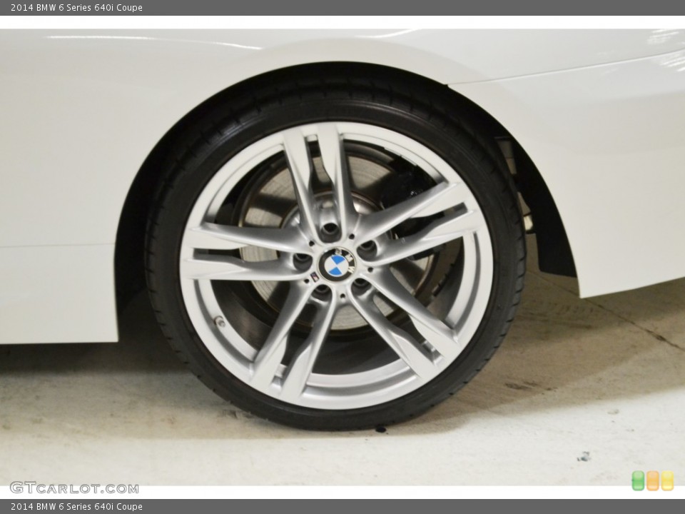 2014 BMW 6 Series 640i Coupe Wheel and Tire Photo #98267063
