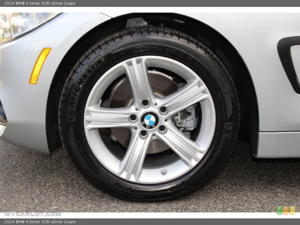 2014 BMW 4 Series 428i xDrive Coupe Wheel and Tire Photo #98268824