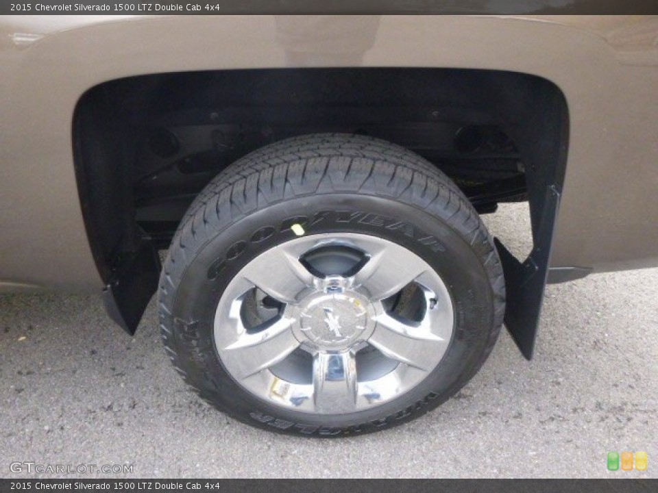 2015 Chevrolet Silverado 1500 LTZ Double Cab 4x4 Wheel and Tire Photo #98274101