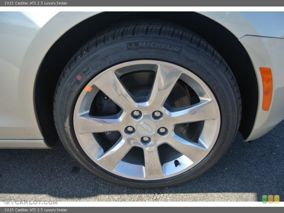 2015 Cadillac ATS 2.5 Luxury Sedan Wheel and Tire Photo #98276522
