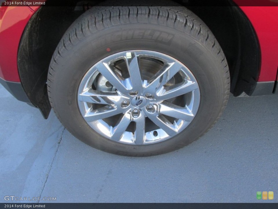 2014 Ford Edge Limited Wheel and Tire Photo #98285768