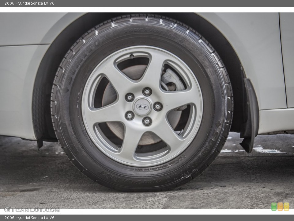 2006 Hyundai Sonata LX V6 Wheel and Tire Photo #98291977