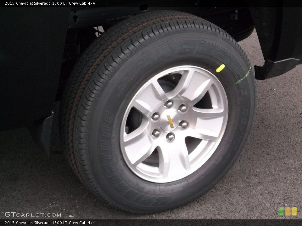 2015 Chevrolet Silverado 1500 LT Crew Cab 4x4 Wheel and Tire Photo #98298235