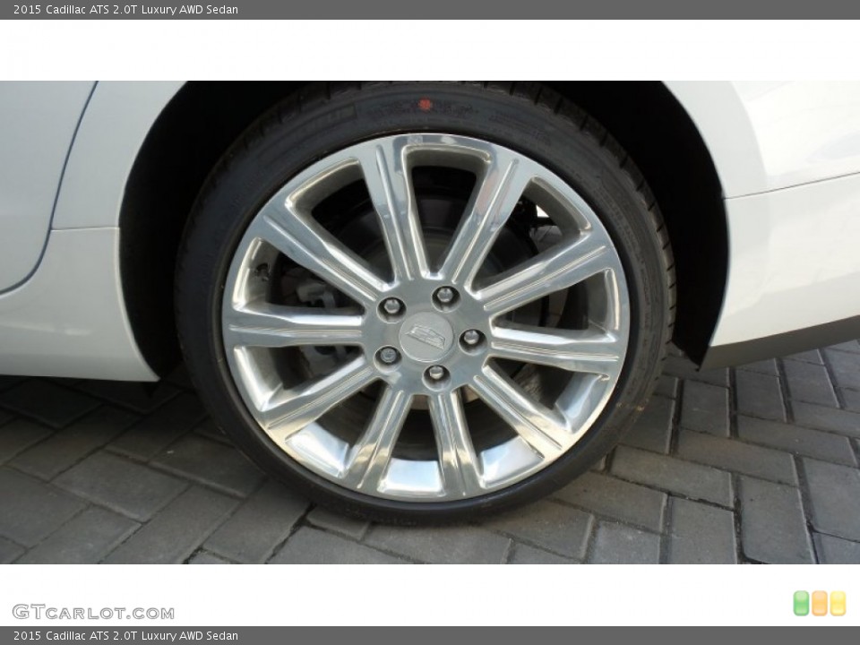 2015 Cadillac ATS 2.0T Luxury AWD Sedan Wheel and Tire Photo #98309122