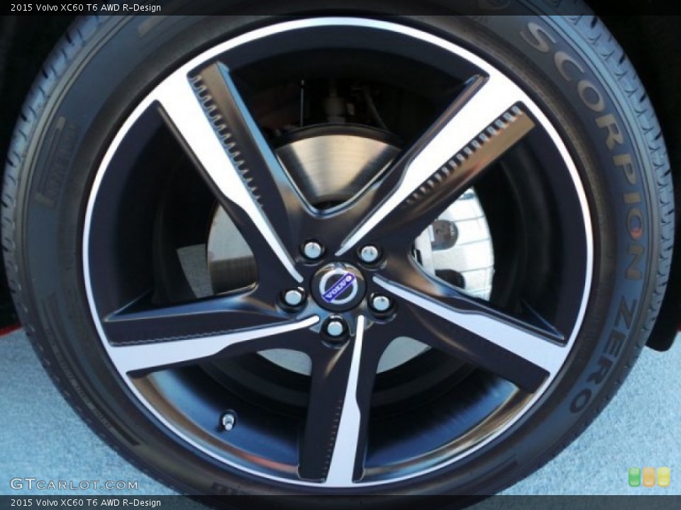 2015 Volvo XC60 T6 AWD R-Design Wheel and Tire Photo #98311180