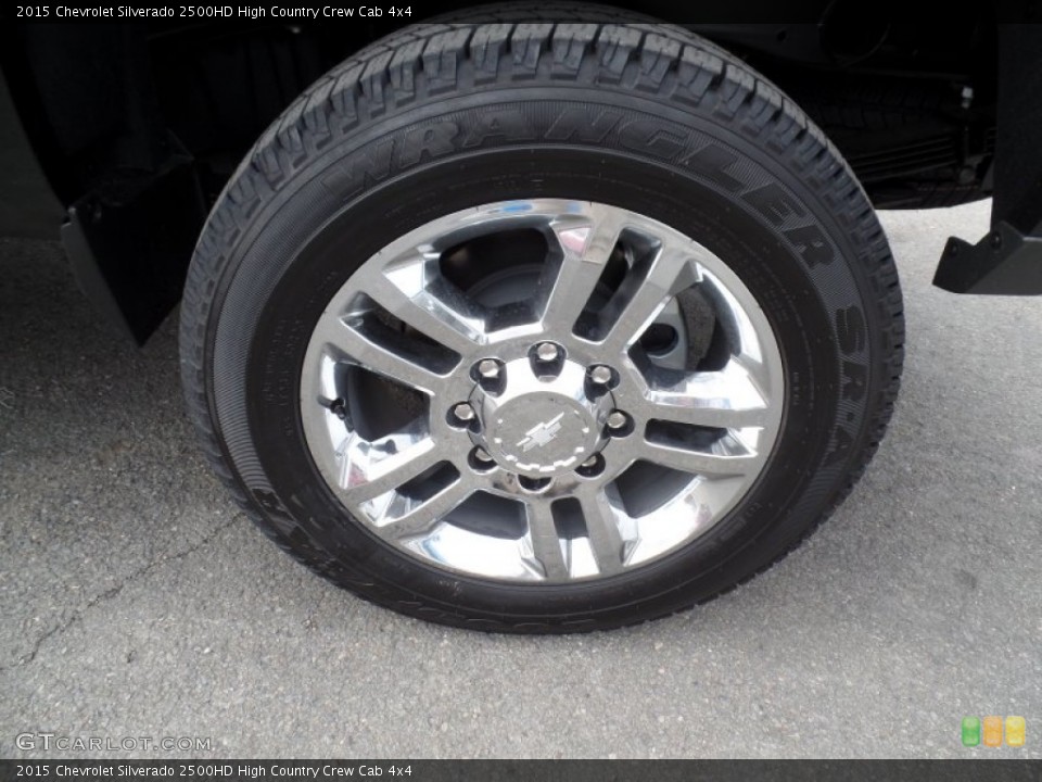 2015 Chevrolet Silverado 2500HD High Country Crew Cab 4x4 Wheel and Tire Photo #98319274