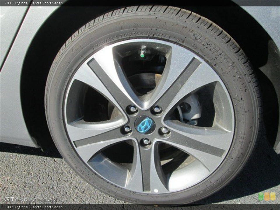 2015 Hyundai Elantra Sport Sedan Wheel and Tire Photo #98327994