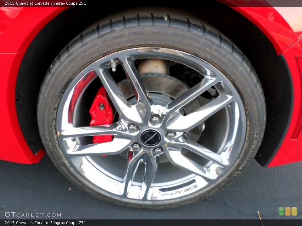 2015 Chevrolet Corvette Stingray Coupe Z51 Wheel and Tire Photo #98339637