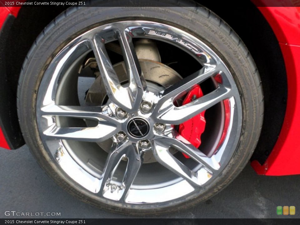 2015 Chevrolet Corvette Stingray Coupe Z51 Wheel and Tire Photo #98339670