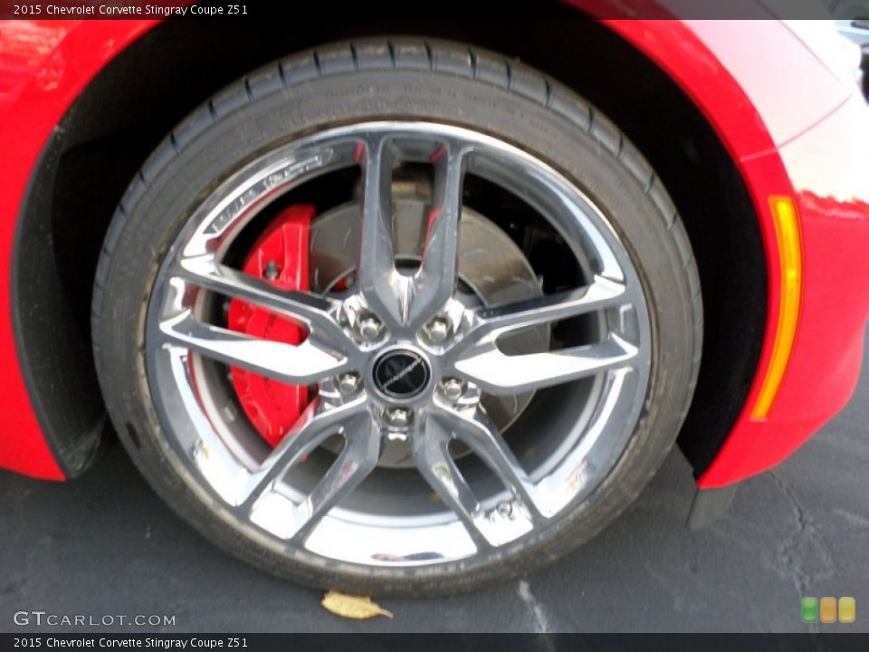 2015 Chevrolet Corvette Stingray Coupe Z51 Wheel and Tire Photo #98339689