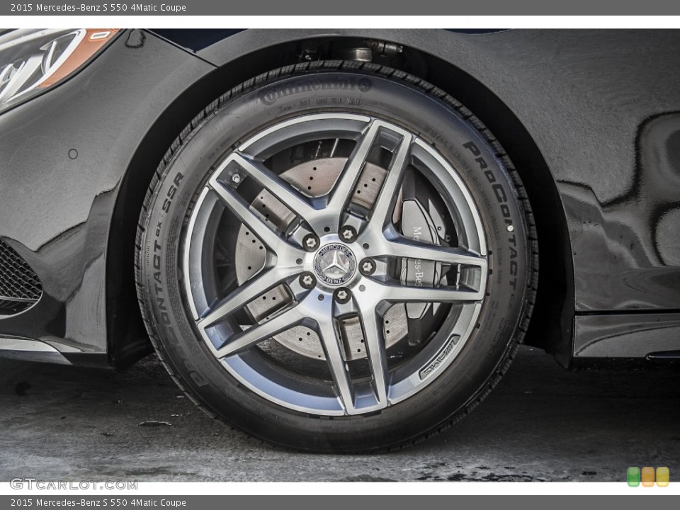 2015 Mercedes-Benz S 550 4Matic Coupe Wheel and Tire Photo #98345700