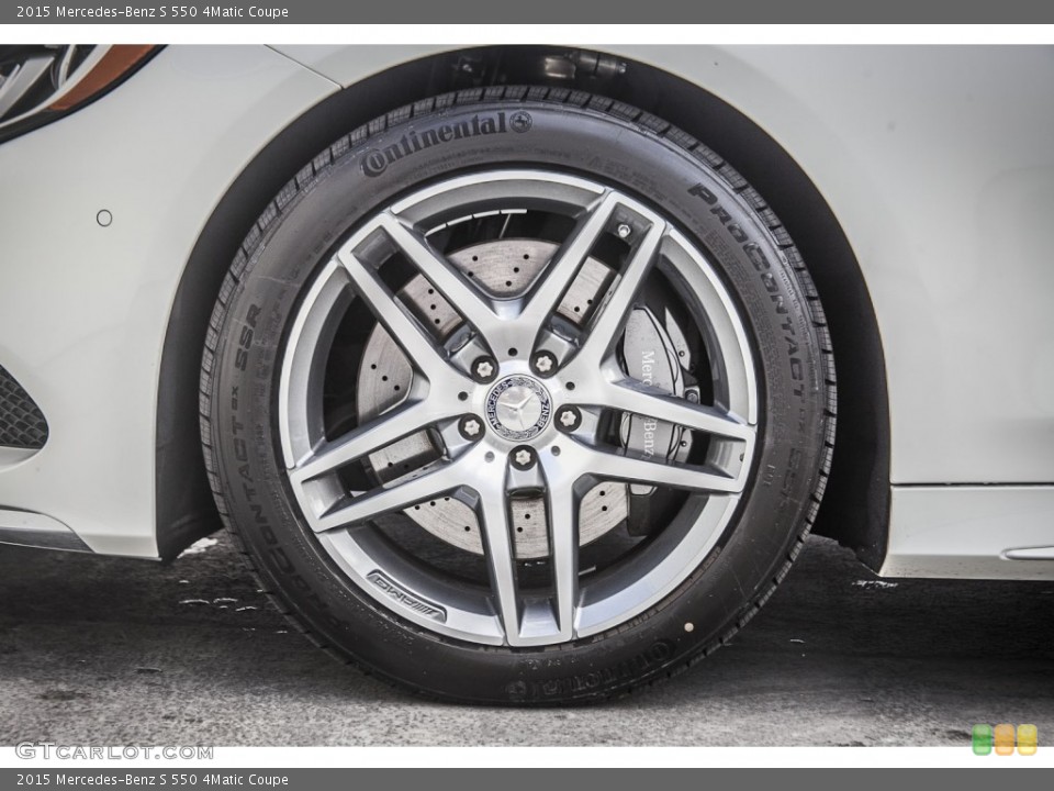 2015 Mercedes-Benz S 550 4Matic Coupe Wheel and Tire Photo #98345862