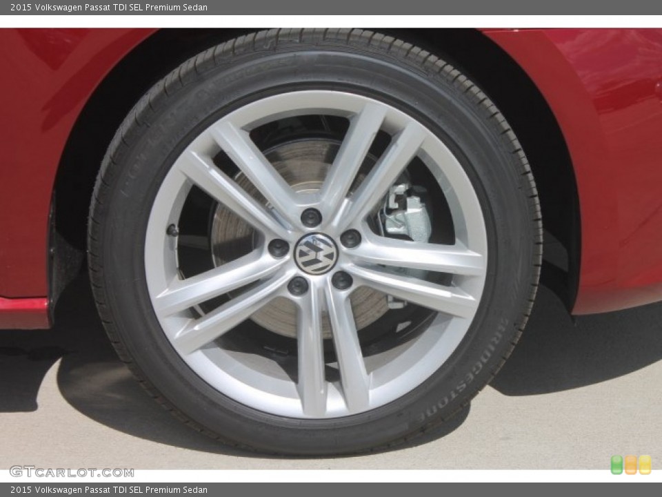 2015 Volkswagen Passat TDI SEL Premium Sedan Wheel and Tire Photo #98362390